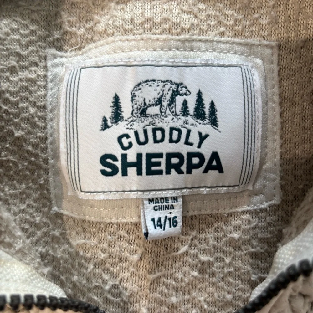 Cuddly Sherpa Quarter-Zip Pullover